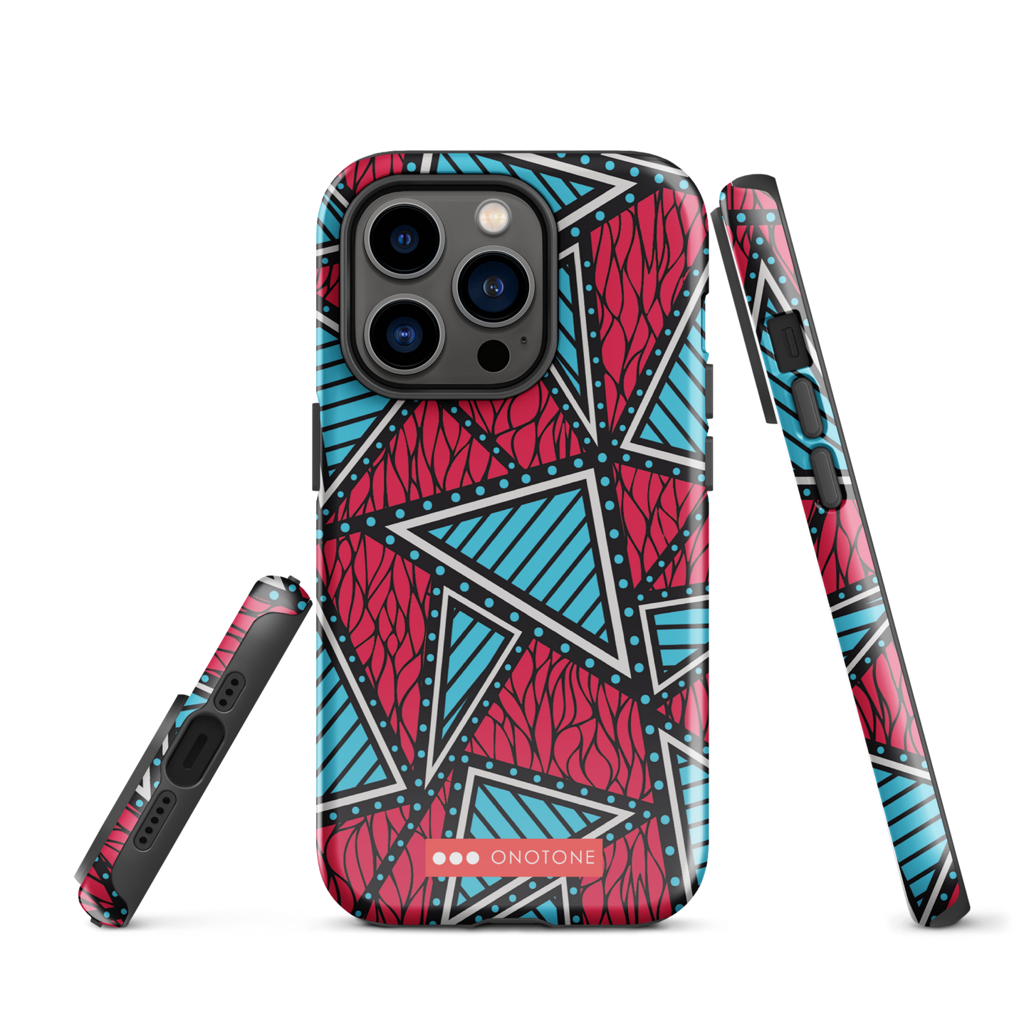 African fabric pattern iPhone® Case multi color