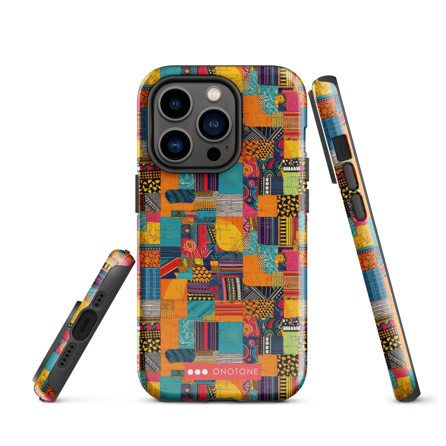 African fabric pattern iPhone® Case multi color