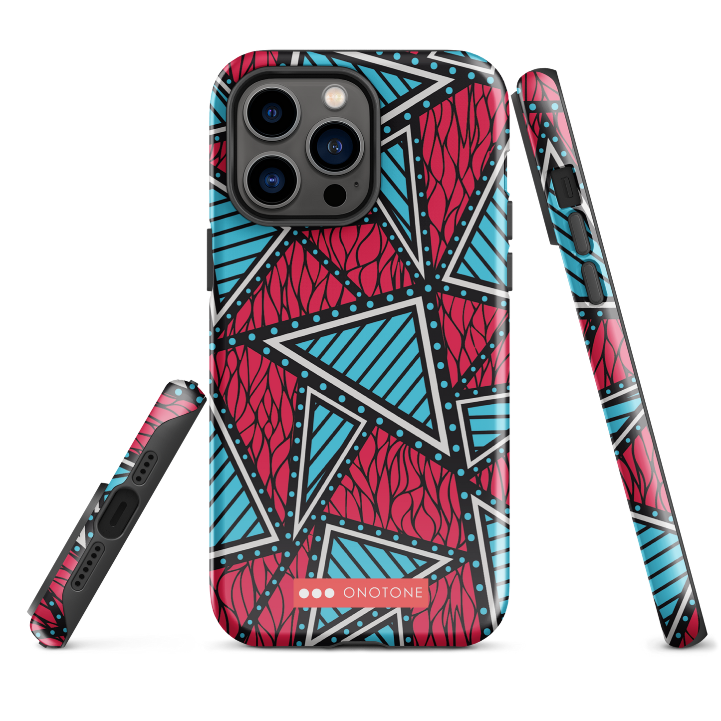 African fabric pattern iPhone® Case multi color