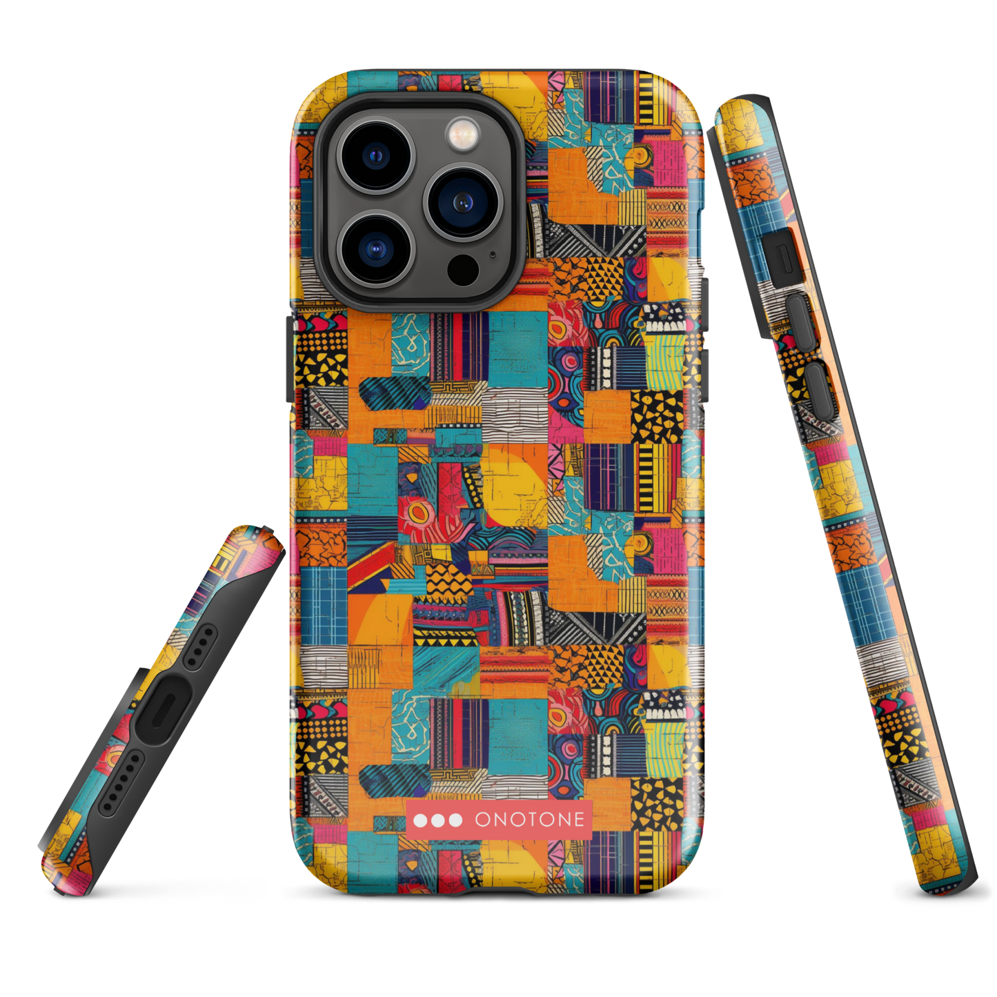 African fabric pattern iPhone® Case multi color