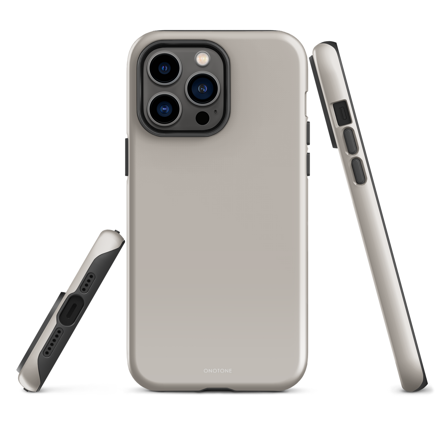 LIGHT GRAY MINIMALIST IPHONE® CASE - PANTONE® 400