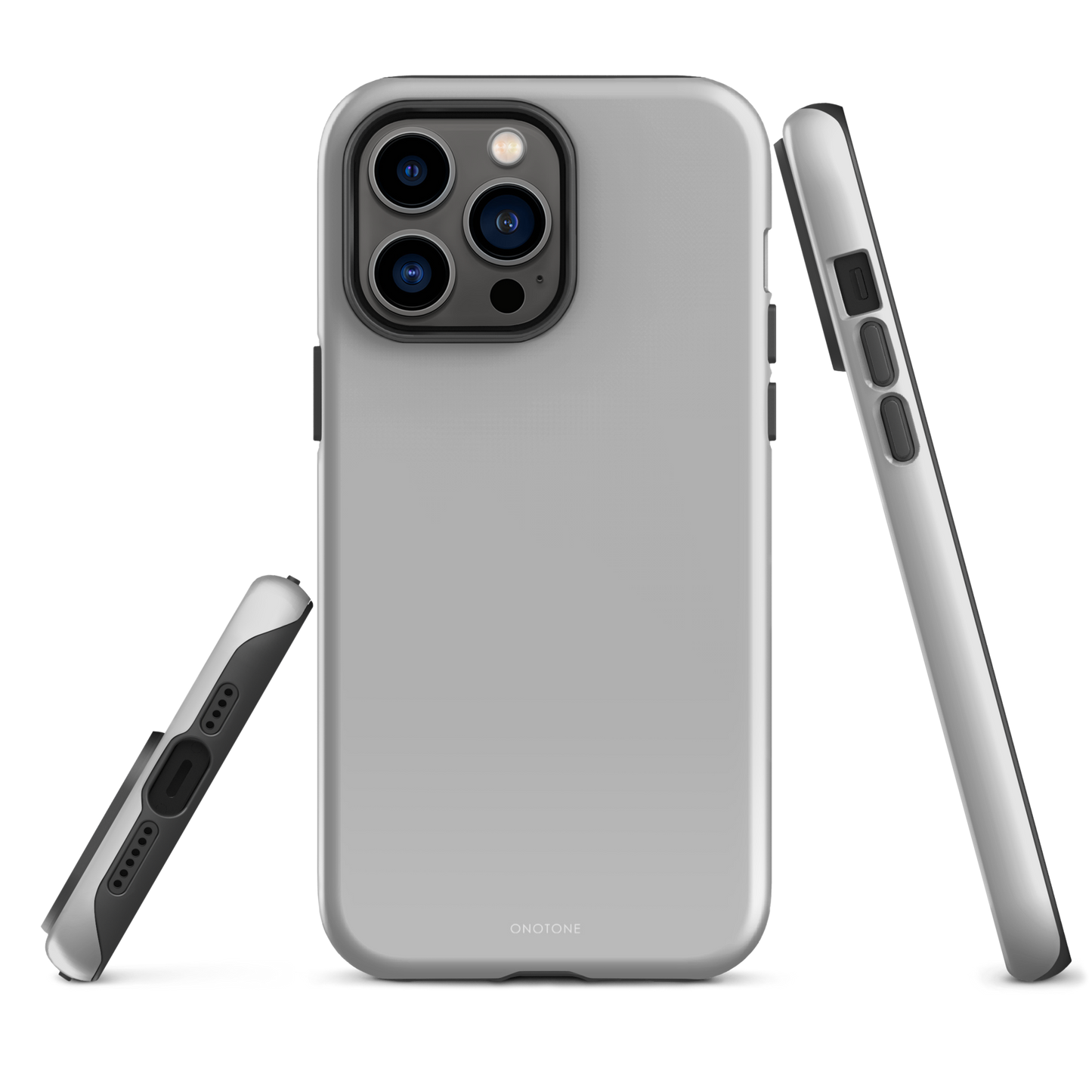 GRAY MINIMALIST IPHONE® CASE - PANTONE® COOL GRAY 4