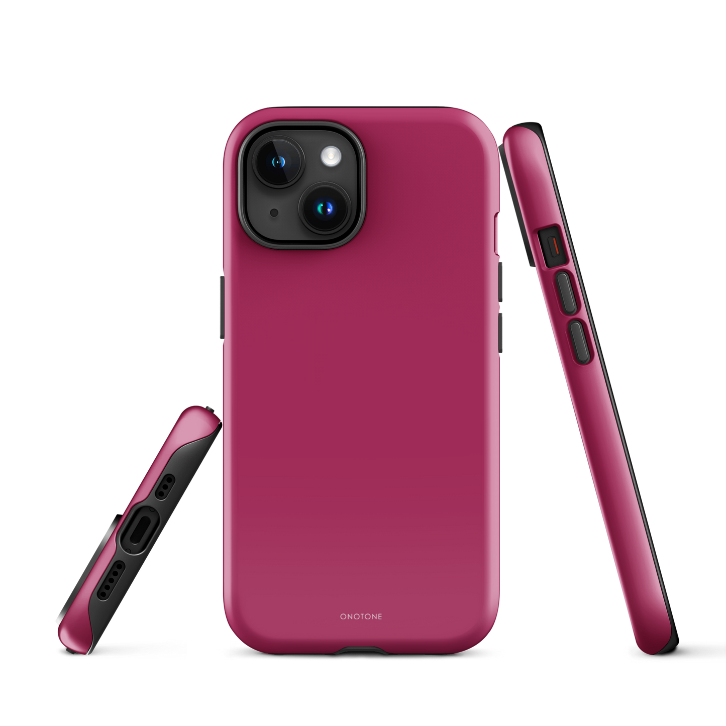 Solid Color pink iPhone® Case - Pantone® 220