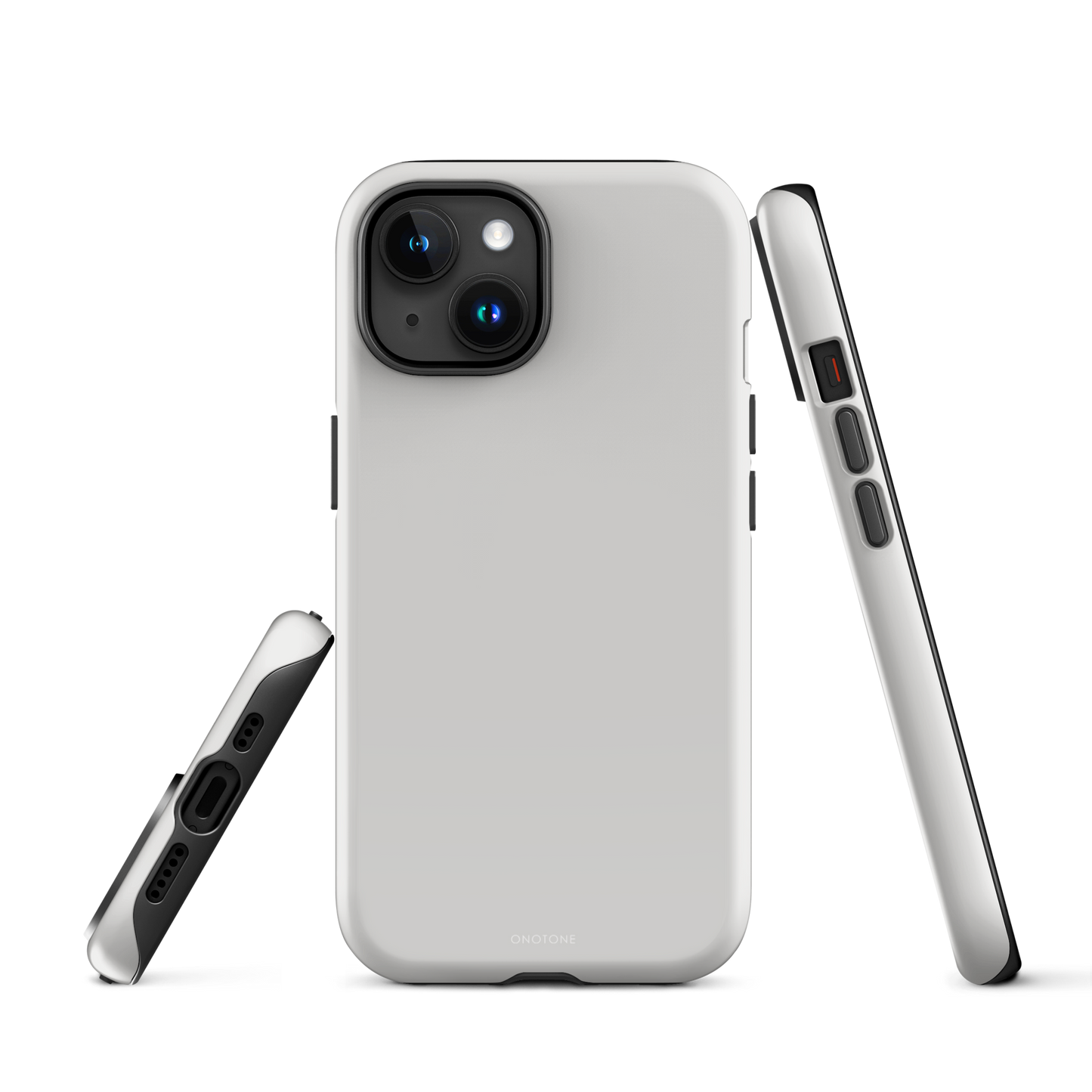 GRAY MINIMALIST IPHONE® CASE - PANTONE® COOL GRAY 1