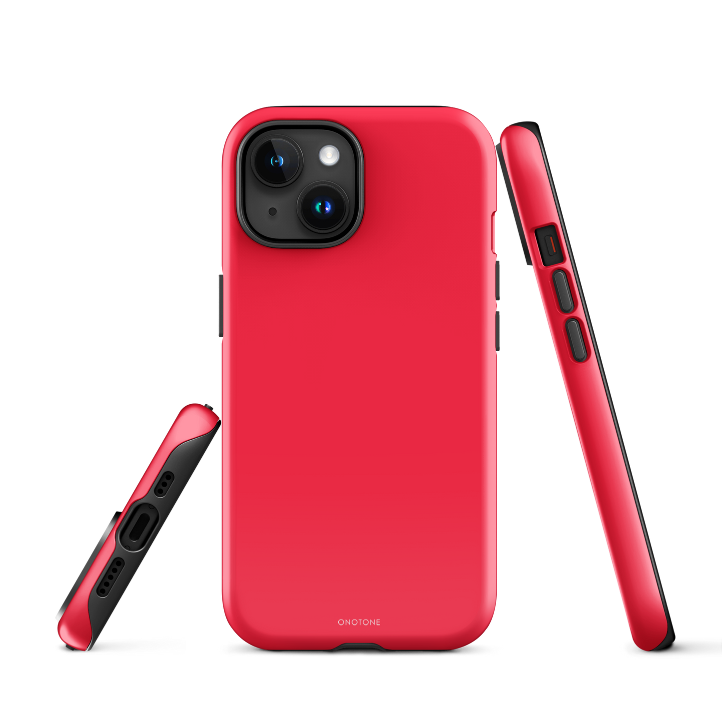 Neon Red iPhone Case