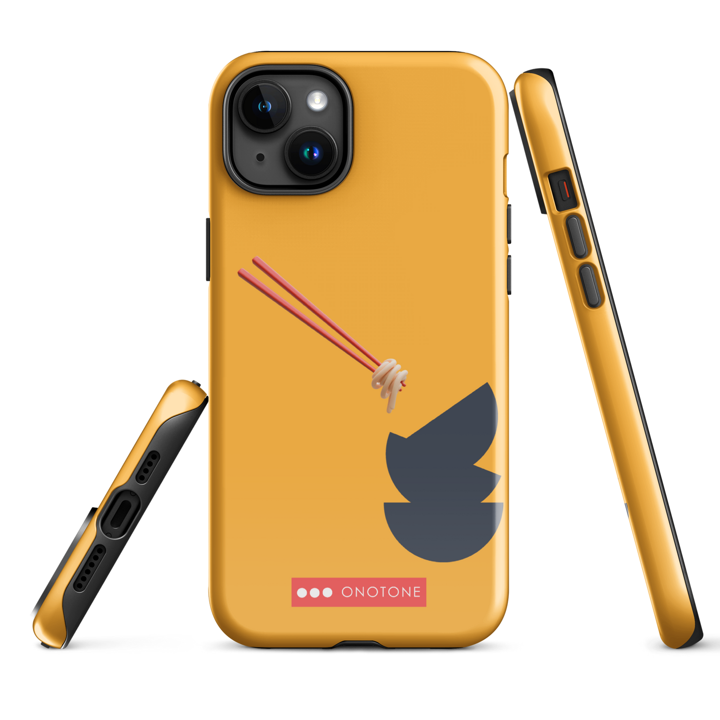 Dual Layer yellow modern iPhone® Case