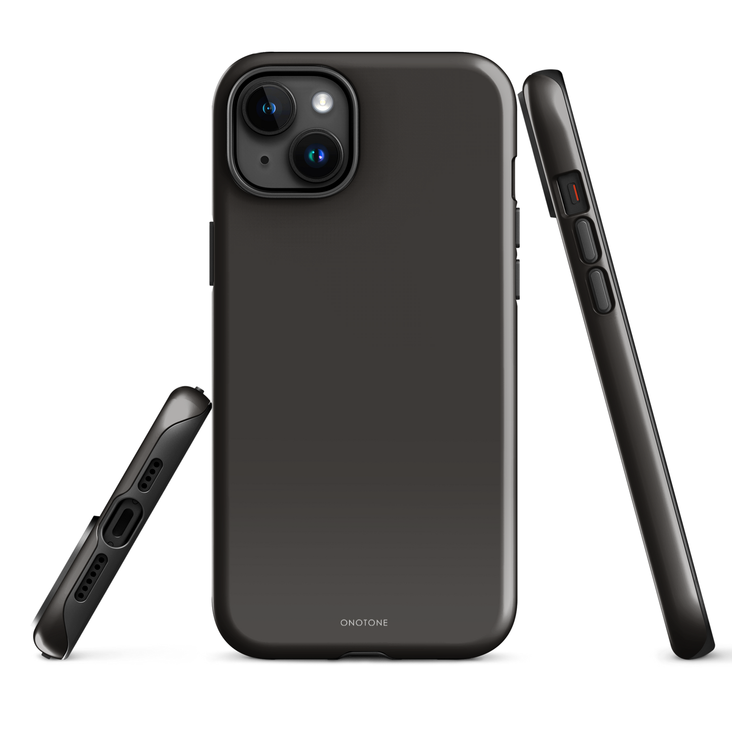 BLACK MINIMALIST IPHONE® CASE - PANTONE® BLACK