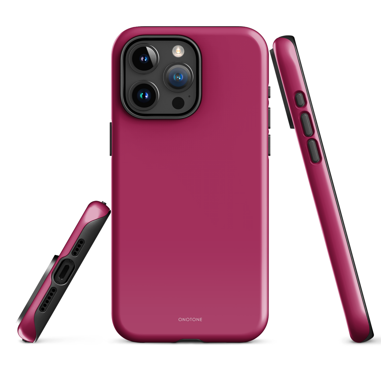 Solid Color pink iPhone® Case - Pantone® 220