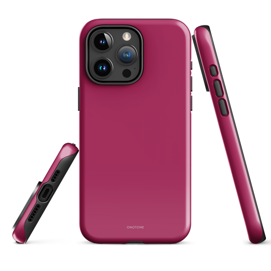 Solid Color pink iPhone® Case - Pantone® 220