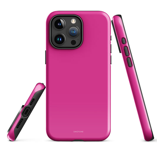 Solid Color hot pink iPhone® Case - Pantone® 225