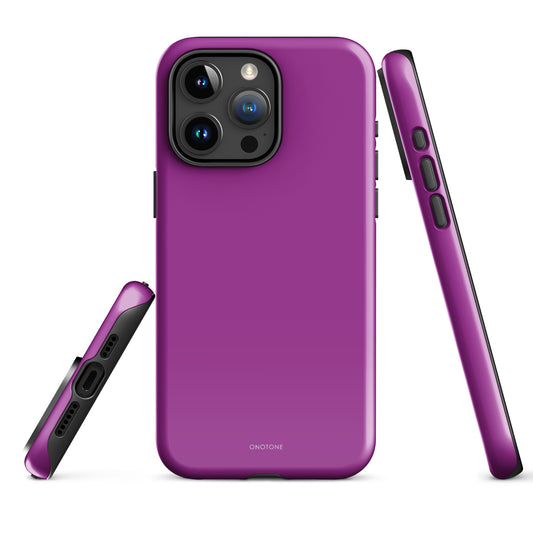 Solid Color purple iPhone® Case - Pantone® 254