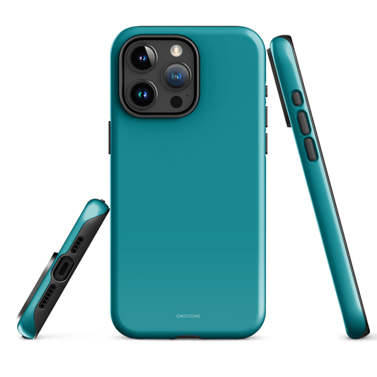 Solid Color teal iPhone® Case - Pantone® 321