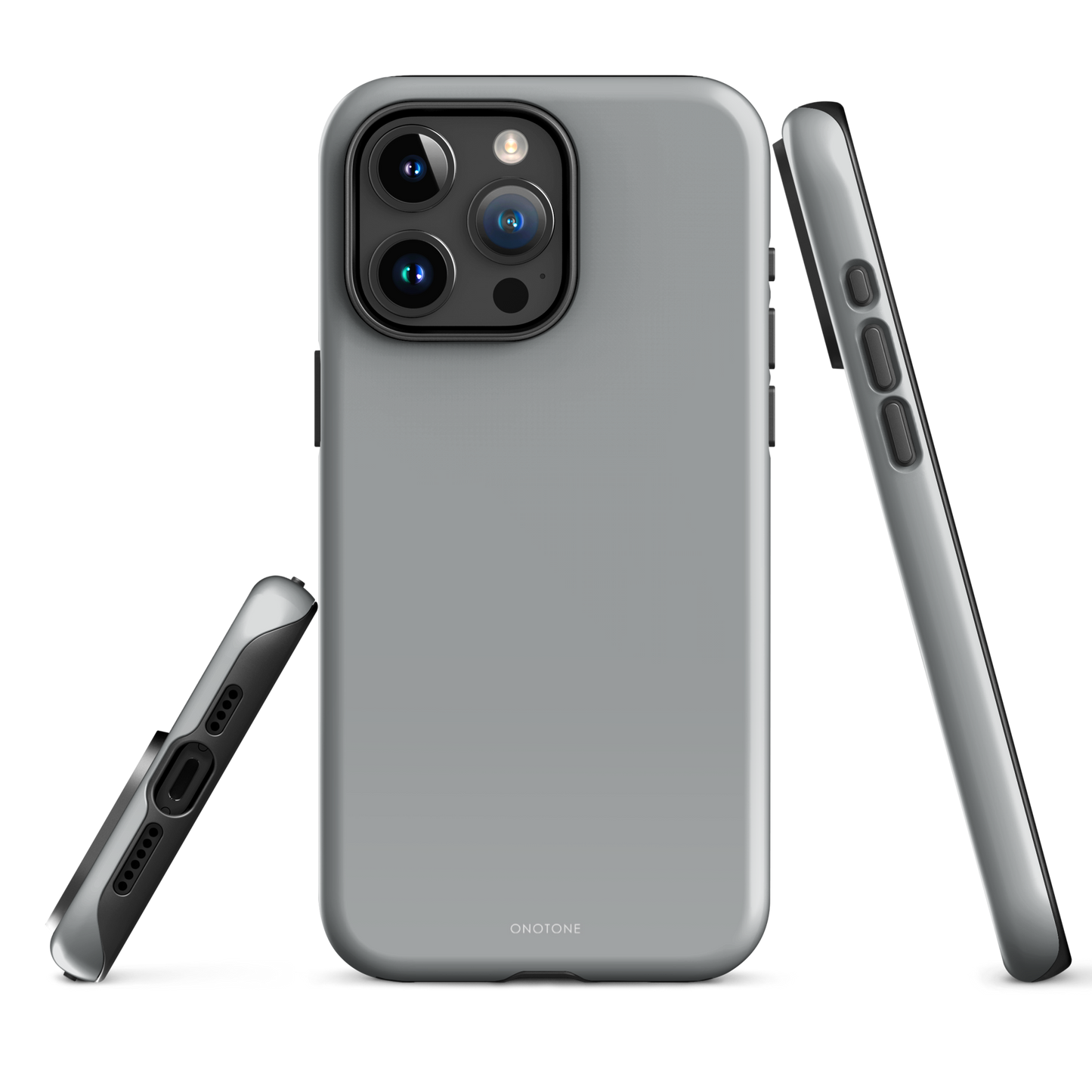 GRAY MINIMALIST IPHONE® CASE - PANTONE® 422