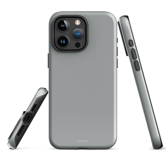 GRAY MINIMALIST IPHONE® CASE - PANTONE® 422