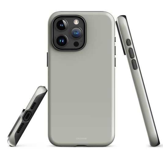 GRAY MINIMALIST IPHONE® CASE - PANTONE® 413