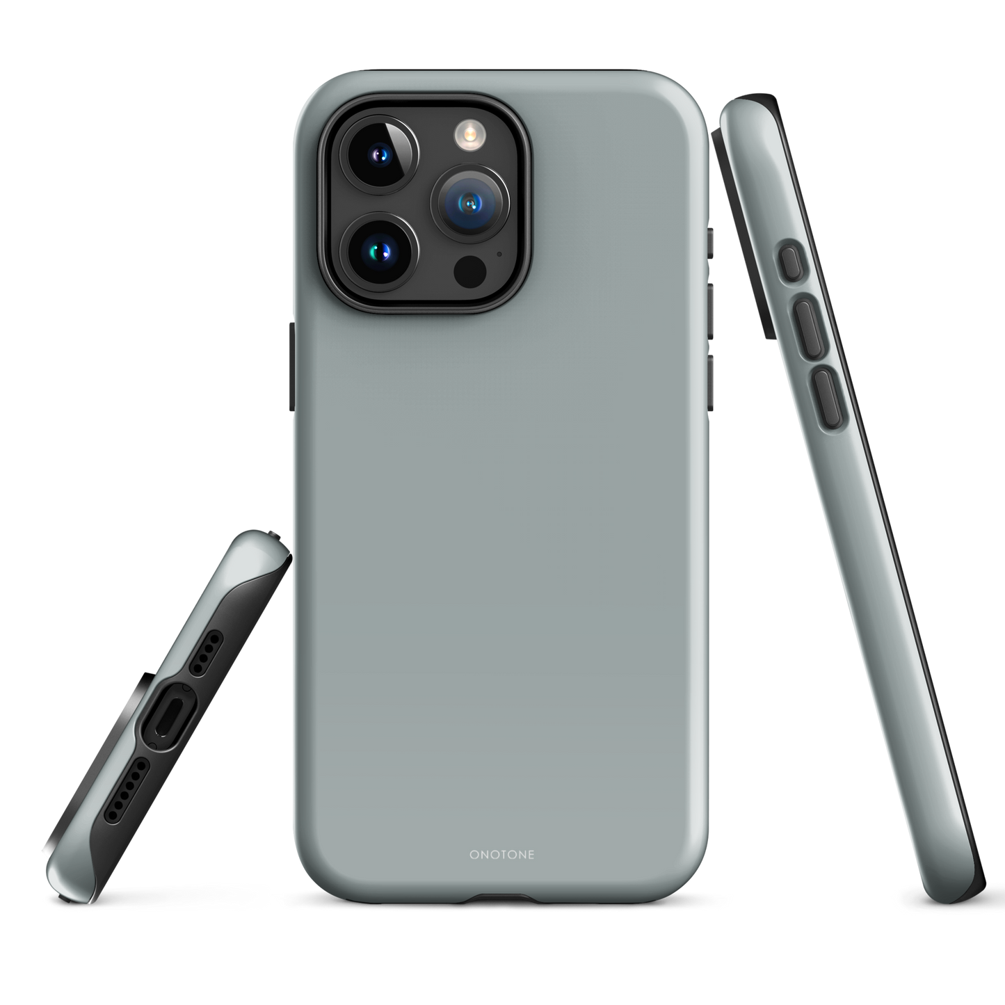 GRAY MINIMALIST IPHONE® CASE - PANTONE® 442 2