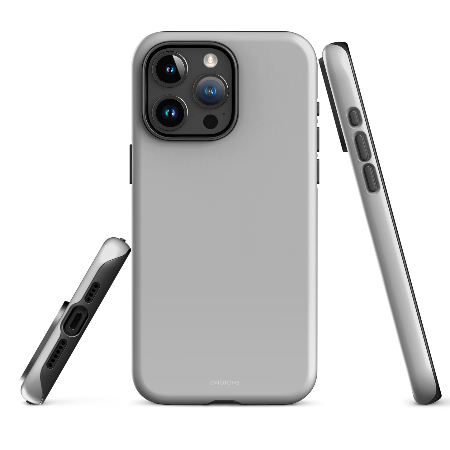 GRAY MINIMALIST IPHONE® CASE - PANTONE® COOL GRAY 4