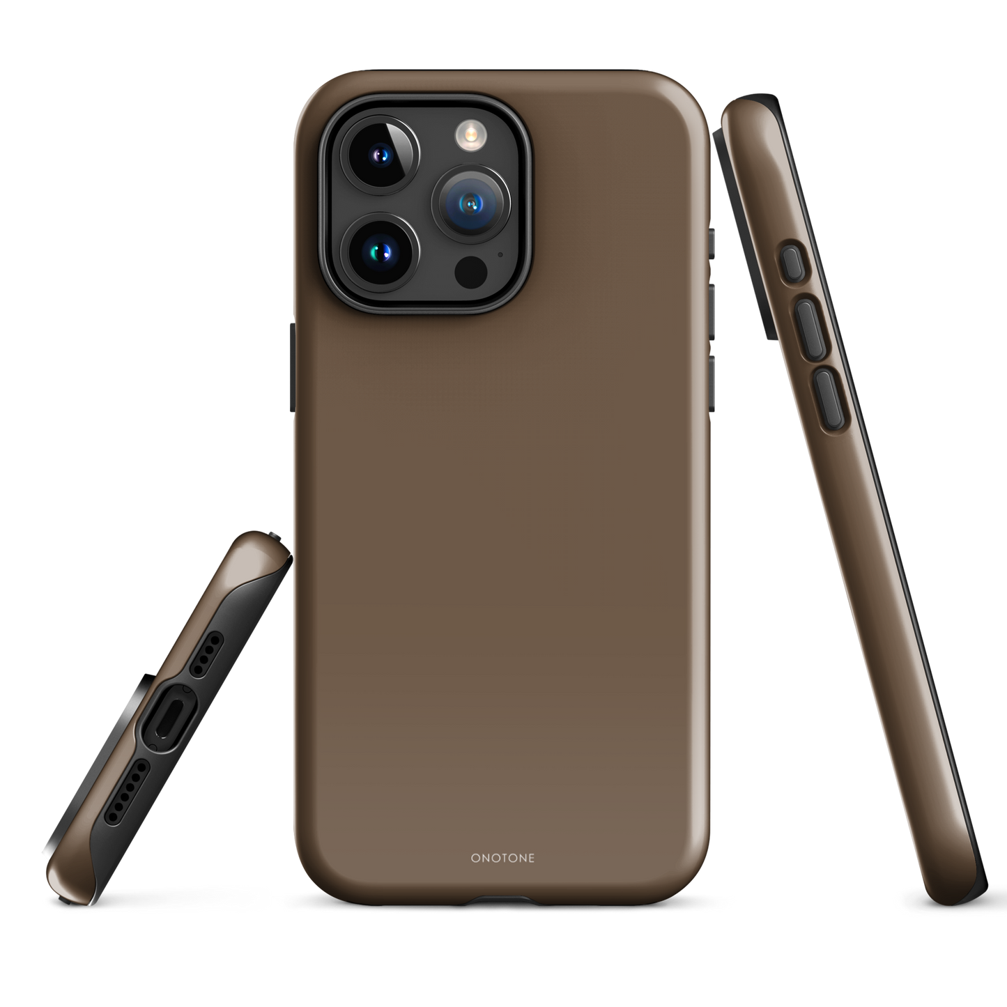 BEIGE MINIMALIST IPHONE® CASE - PANTONE® COFFEE LIQUEUR