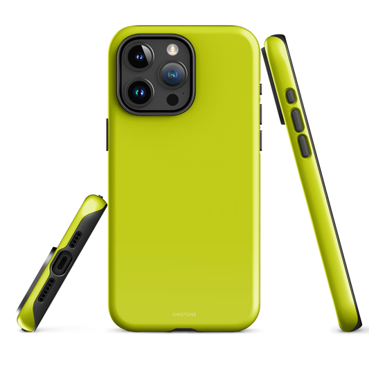 Acid Green-Yellow iPhone Case