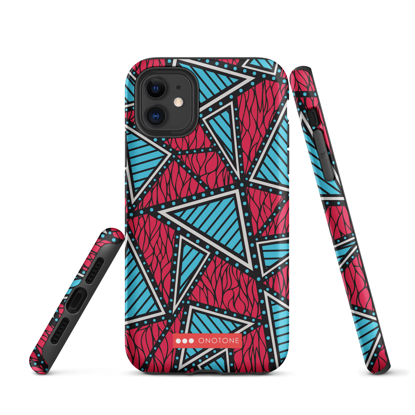 African fabric pattern iPhone® Case multi color