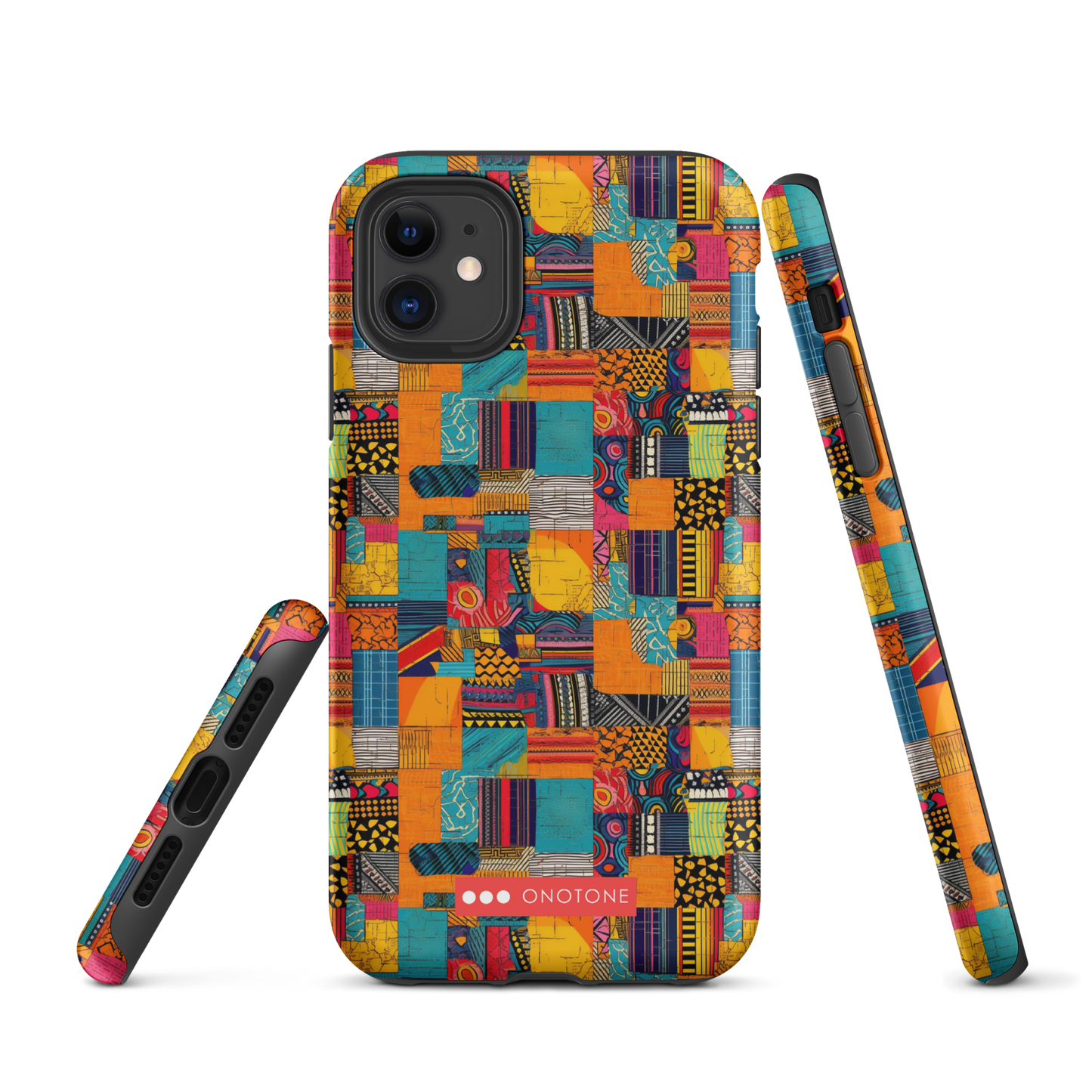 African fabric pattern iPhone® Case multi color