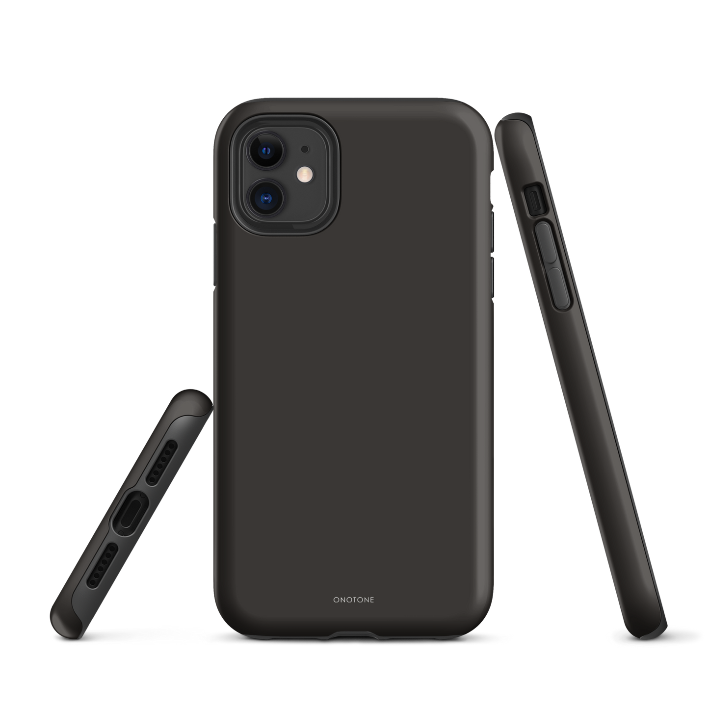 BLACK MINIMALIST IPHONE® CASE - PANTONE® BLACK