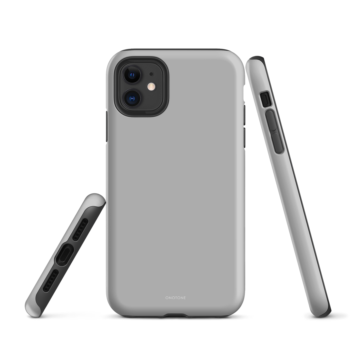 GRAY MINIMALIST IPHONE® CASE - PANTONE® COOL GRAY 4