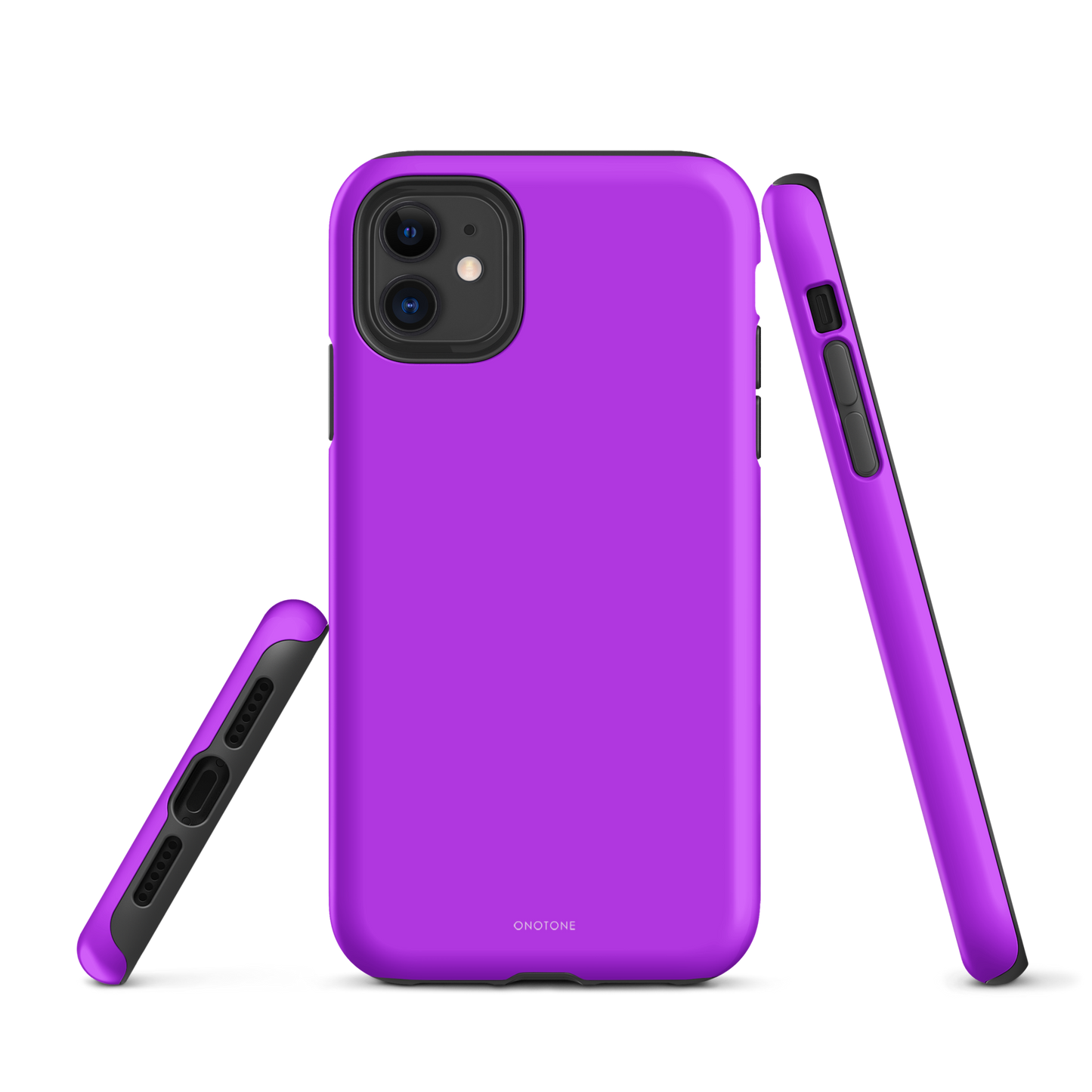 Neon Purple iPhone Case