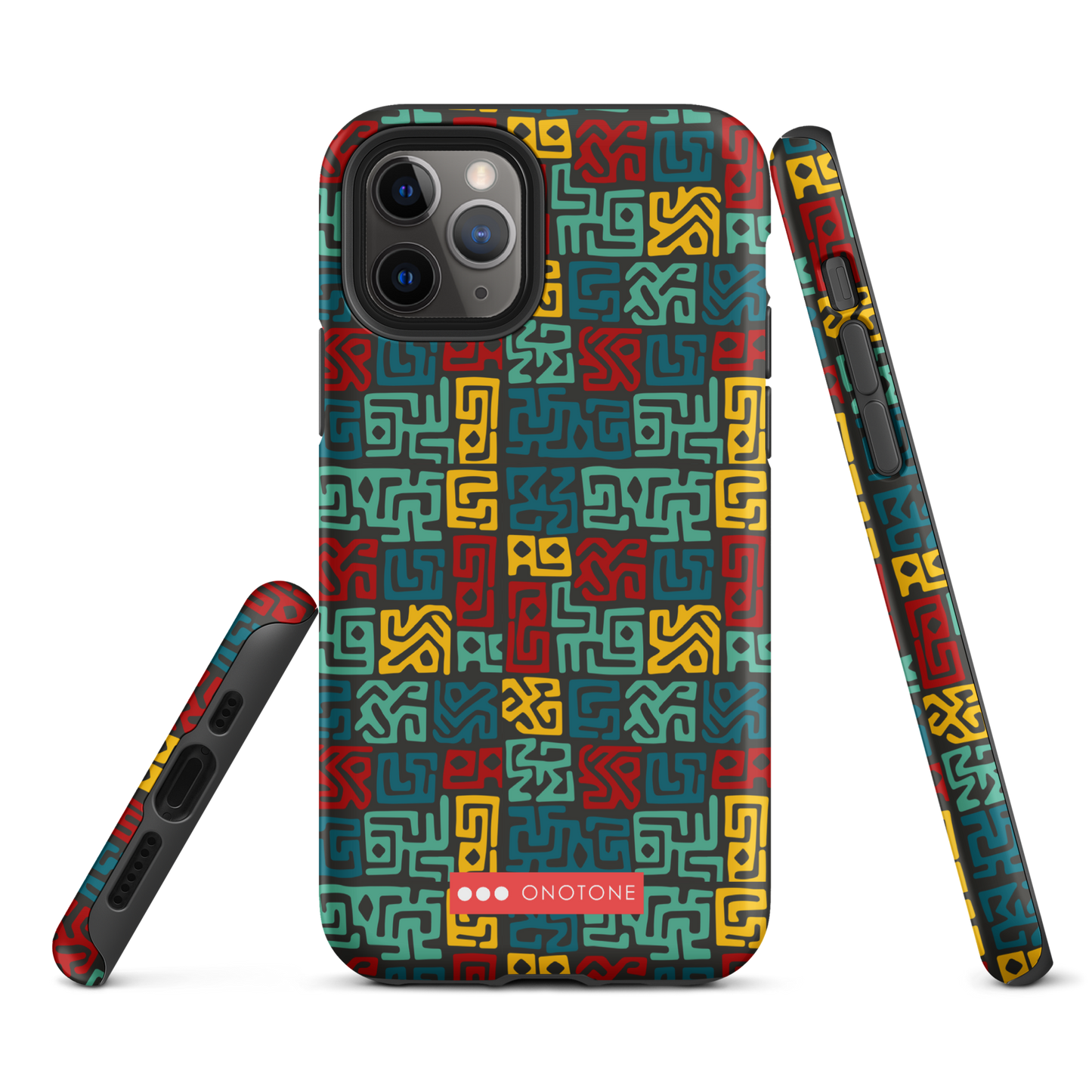 African fabric pattern iPhone® Case multi color