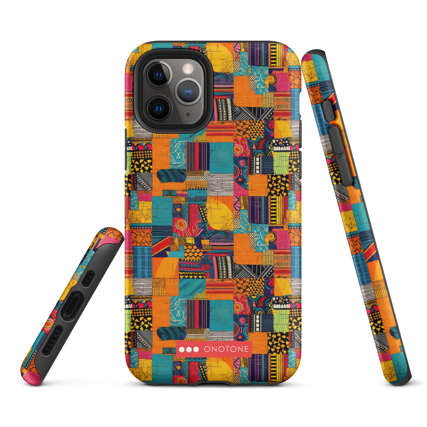 African fabric pattern iPhone® Case multi color