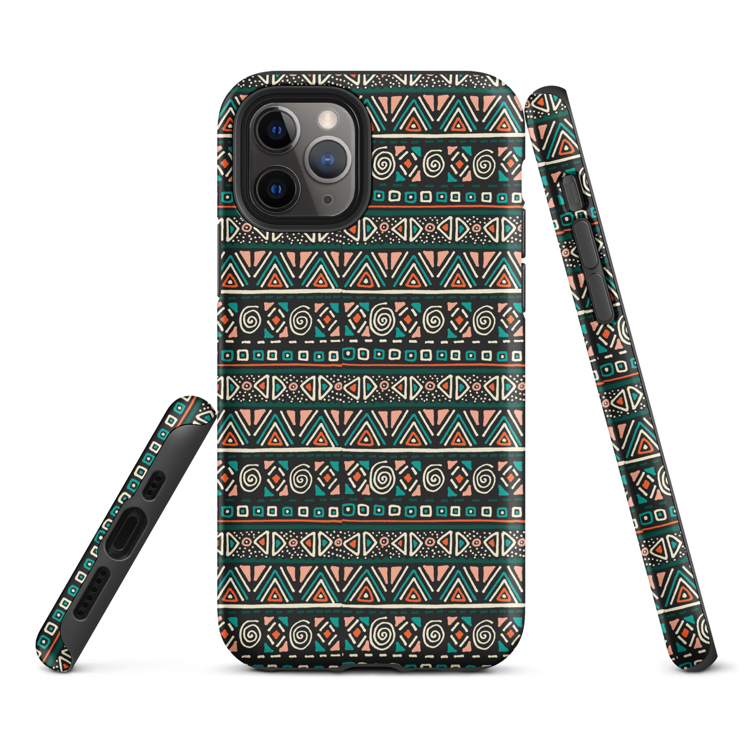 African fabric pattern iPhone® Case multi color