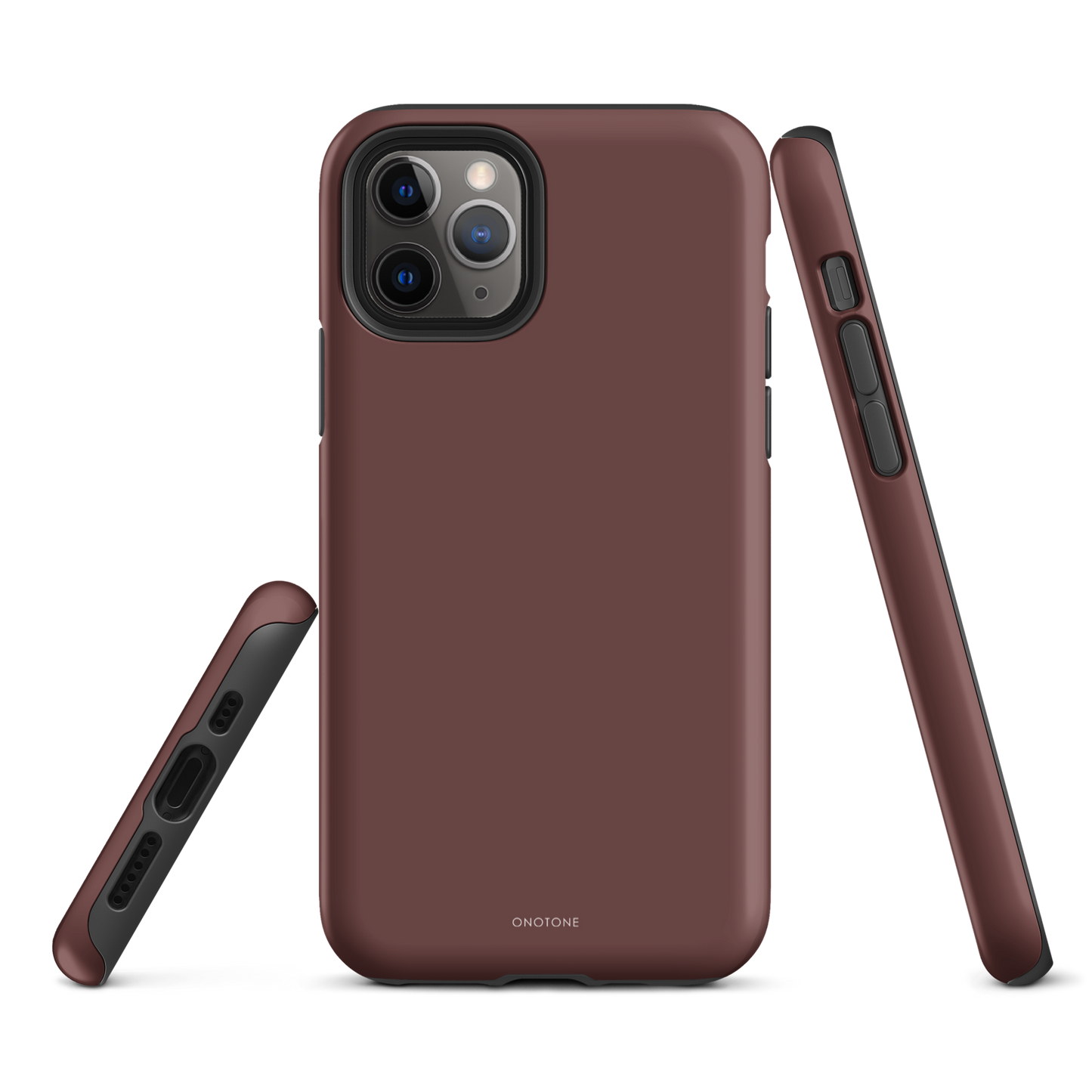 DARK BROWN MINIMALIST IPHONE® CASE - PANTONE® HOT CHOCOLATE