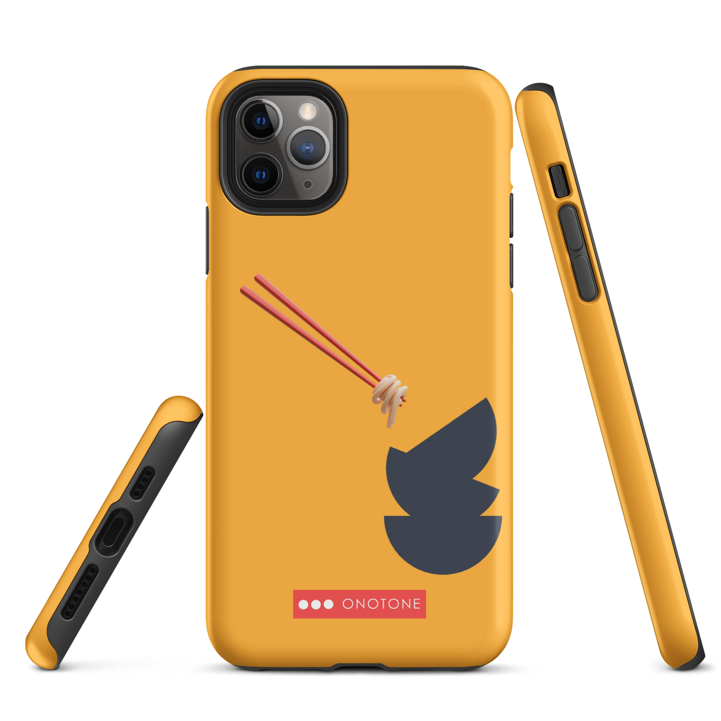 Dual Layer yellow modern iPhone® Case