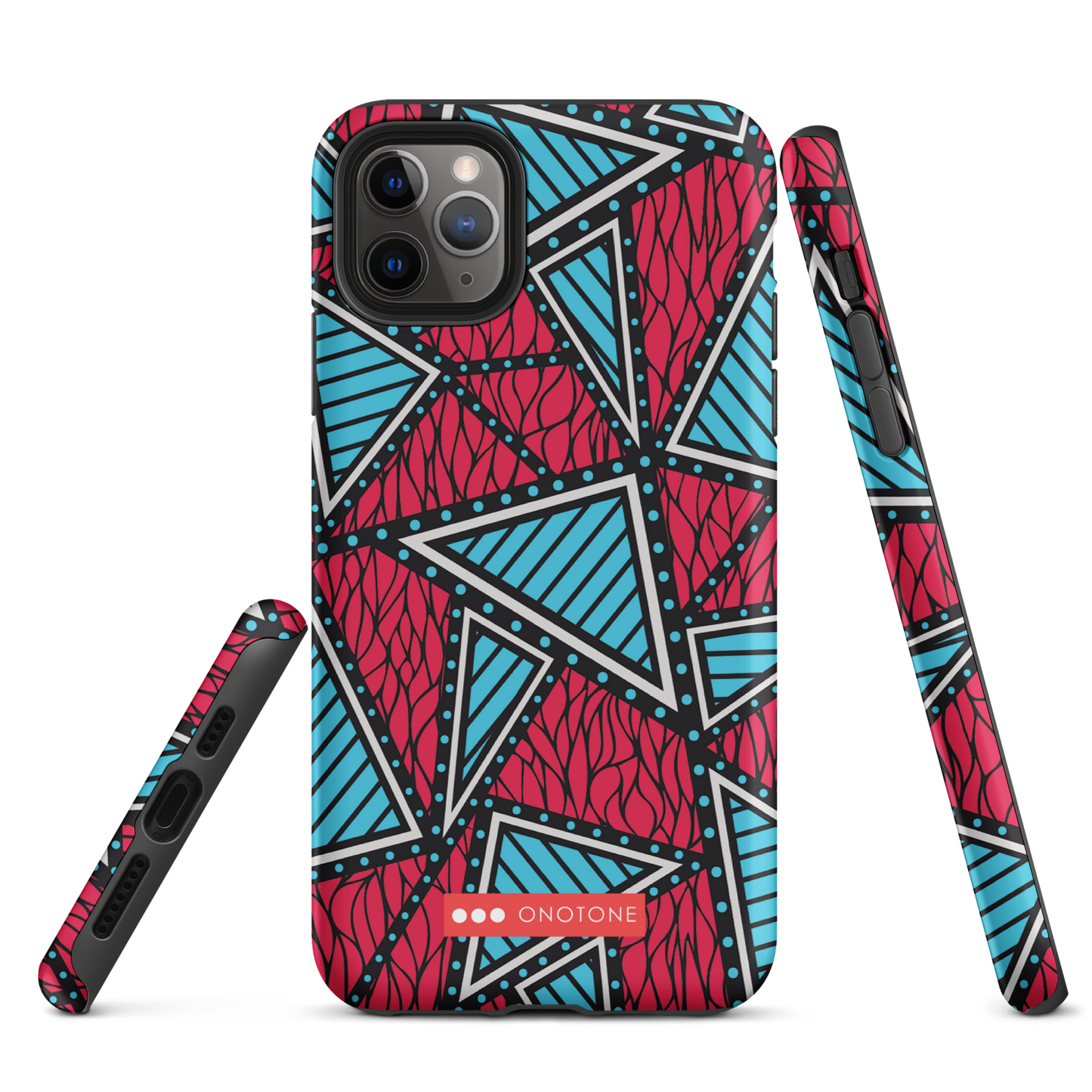 African fabric pattern iPhone® Case multi color