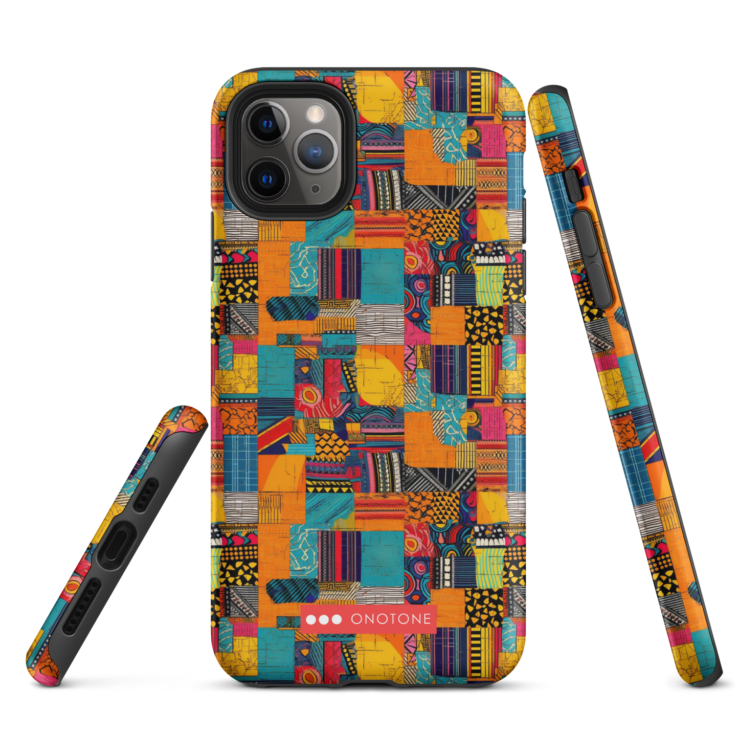 African fabric pattern iPhone® Case multi color