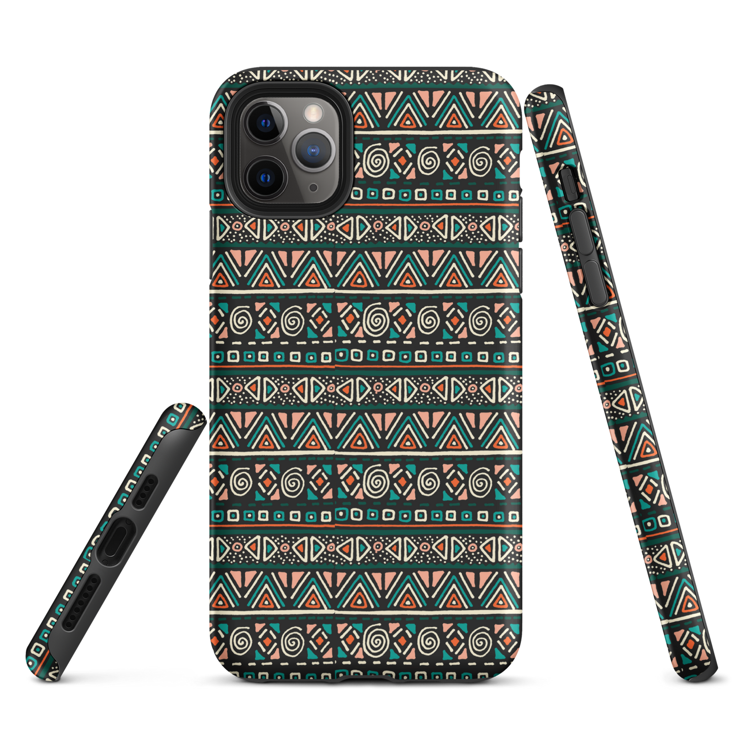 African fabric pattern iPhone® Case multi color