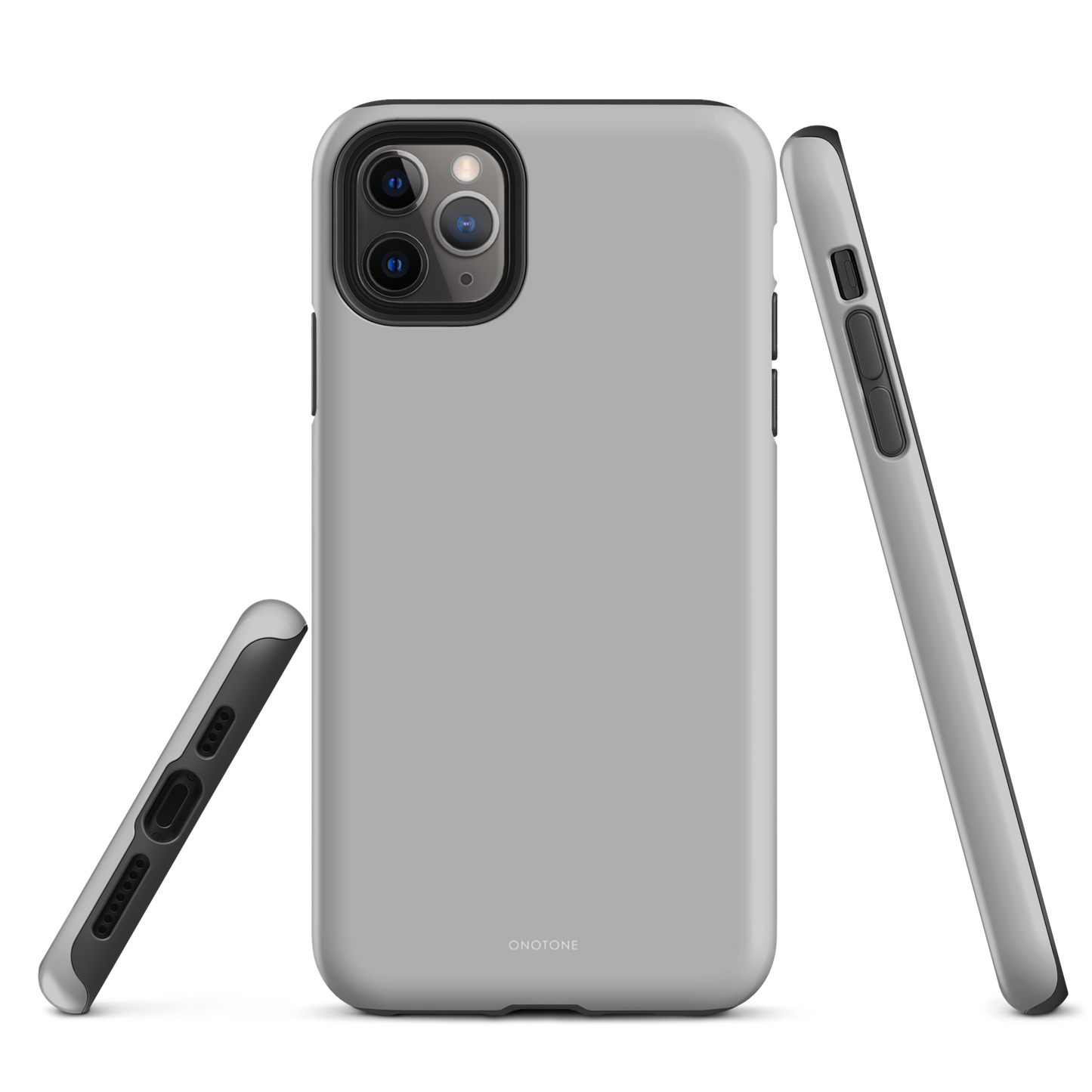 GRAY MINIMALIST IPHONE® CASE - PANTONE® COOL GRAY 4