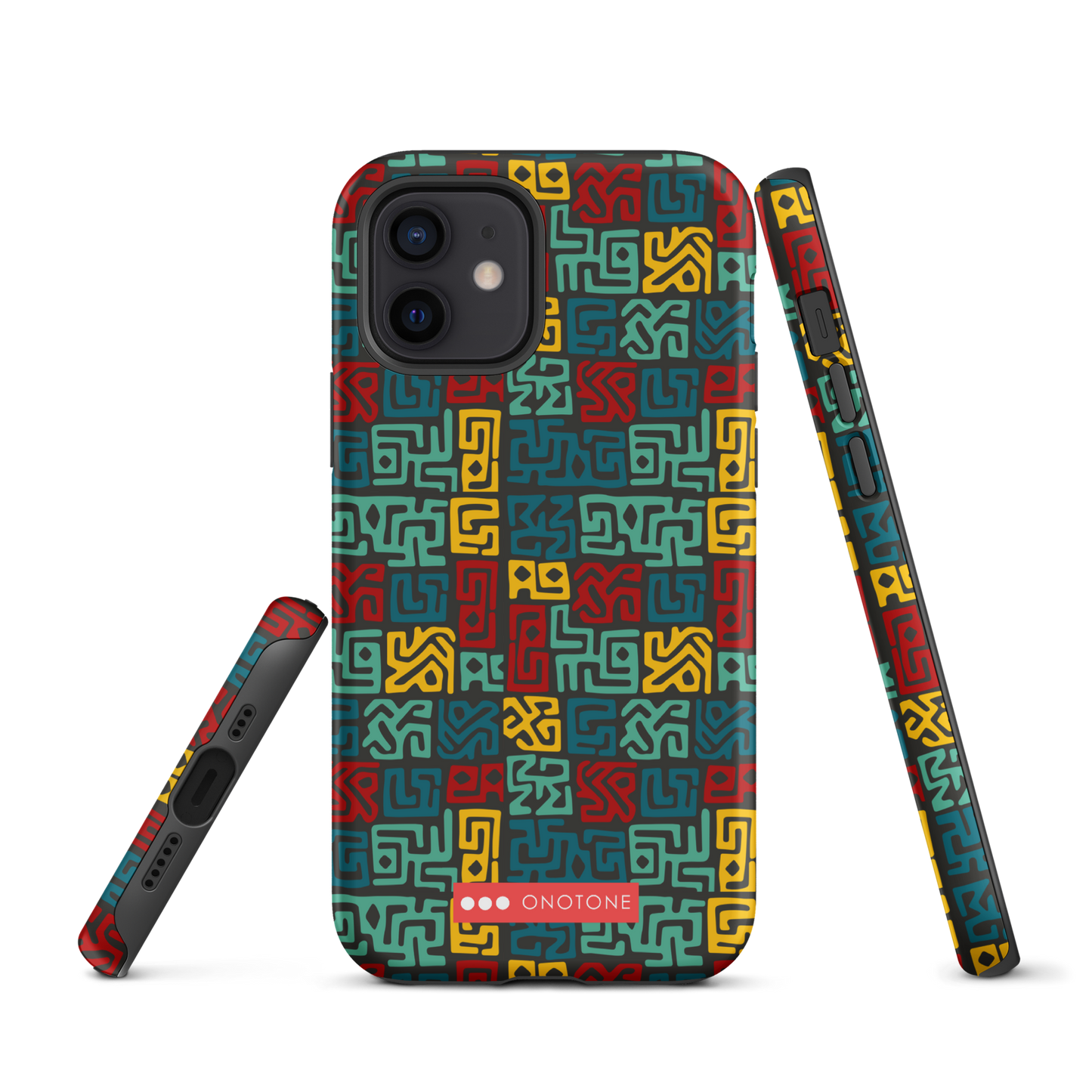 African fabric pattern iPhone® Case multi color