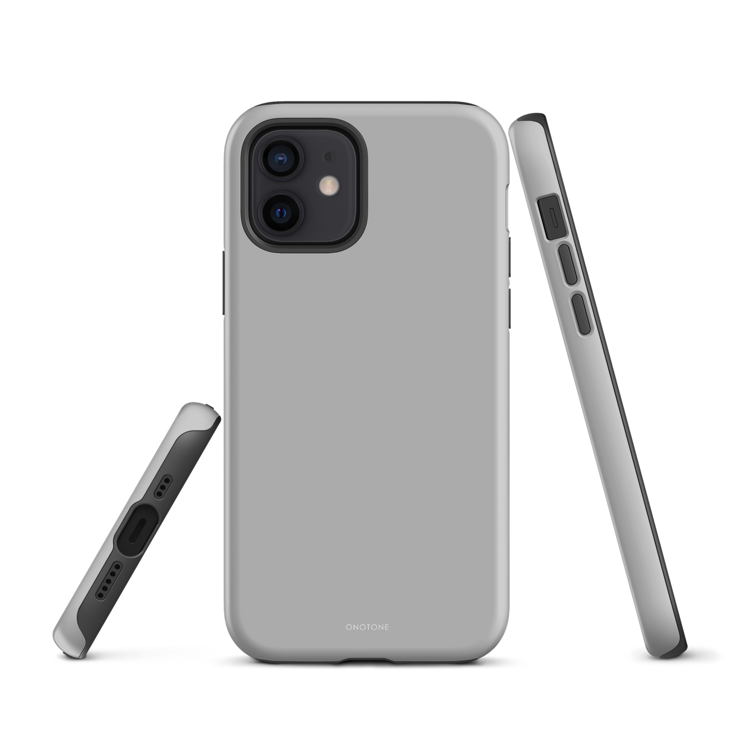 GRAY MINIMALIST IPHONE® CASE - PANTONE® COOL GRAY 4