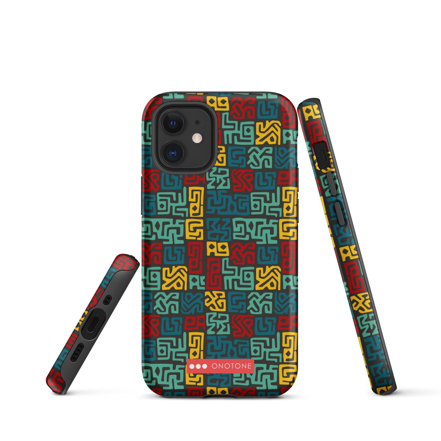 African fabric pattern iPhone® Case multi color