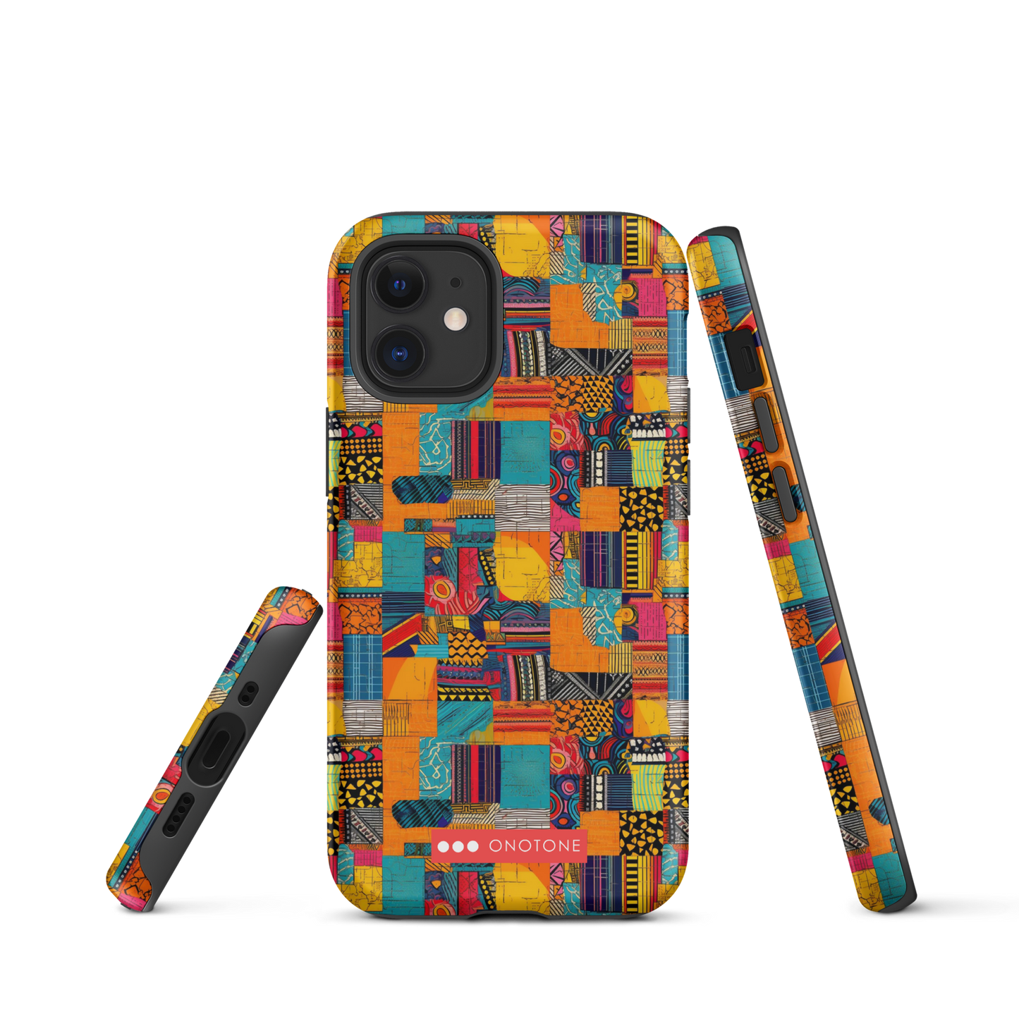 African fabric pattern iPhone® Case multi color