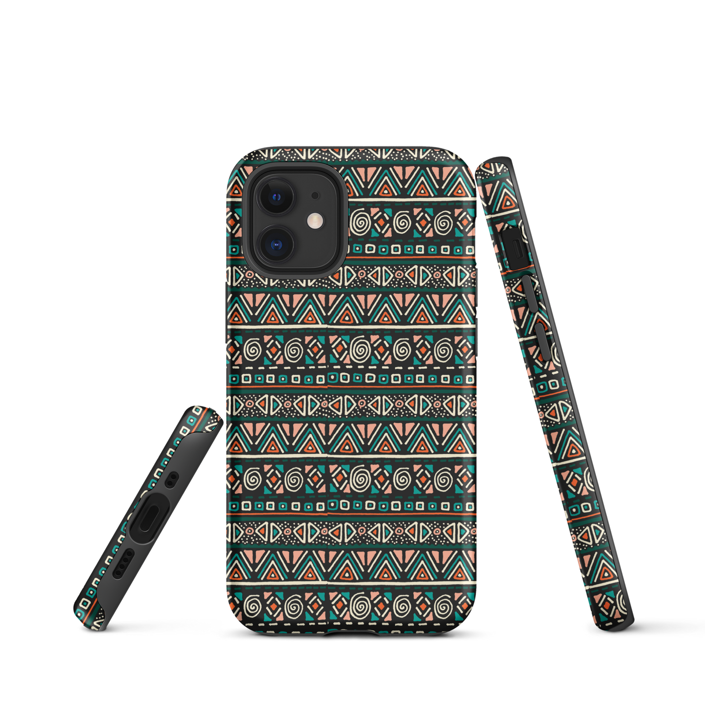 African fabric pattern iPhone® Case multi color