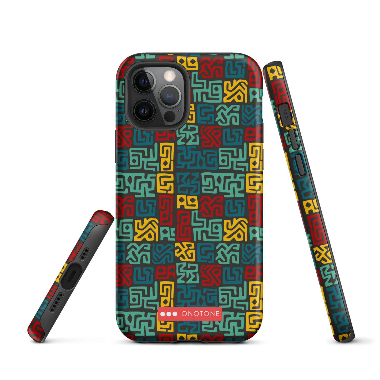 African fabric pattern iPhone® Case multi color