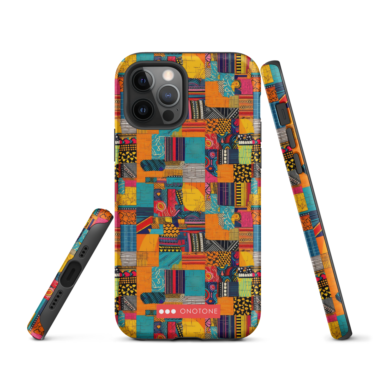 African fabric pattern iPhone® Case multi color