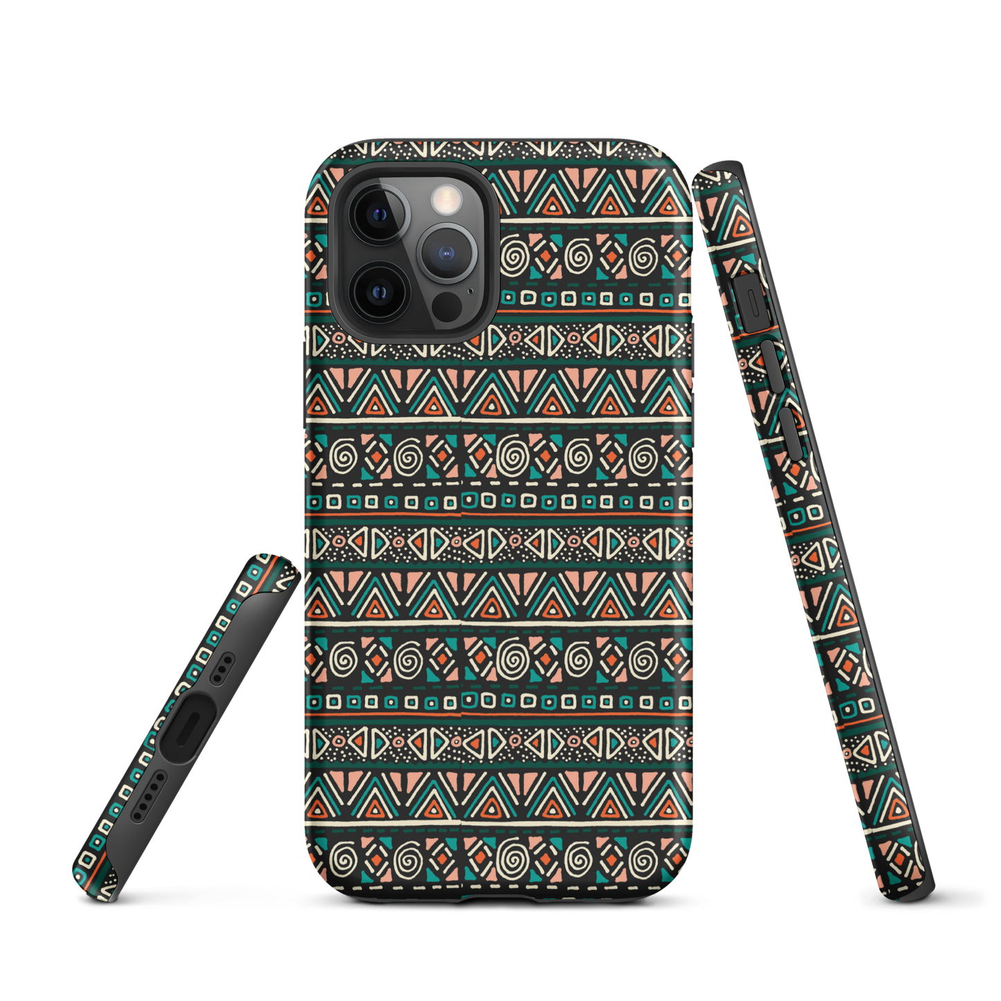 African fabric pattern iPhone® Case multi color