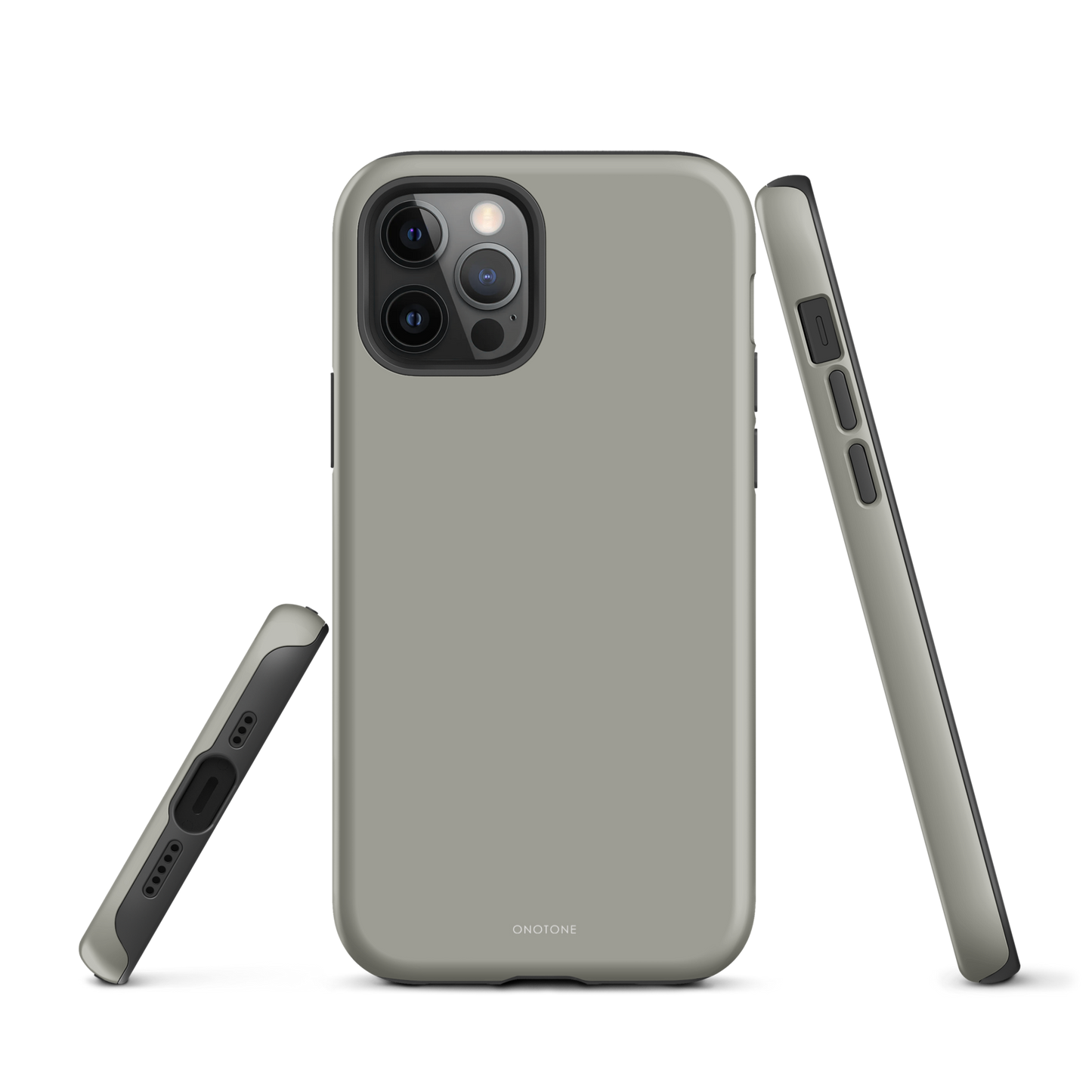 GRAY MINIMALIST IPHONE® CASE - PANTONE® 414