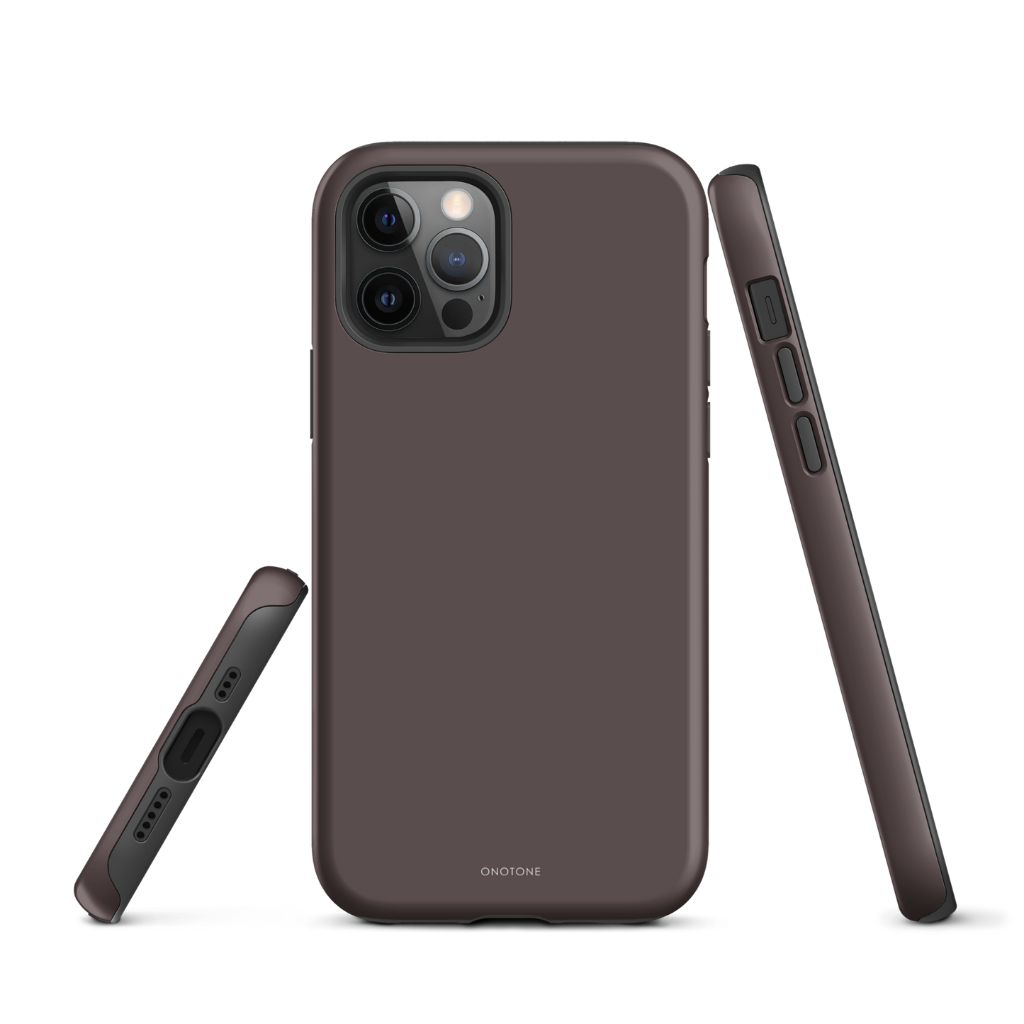 GRAY MINIMALIST IPHONE® CASE - PANTONE® 438