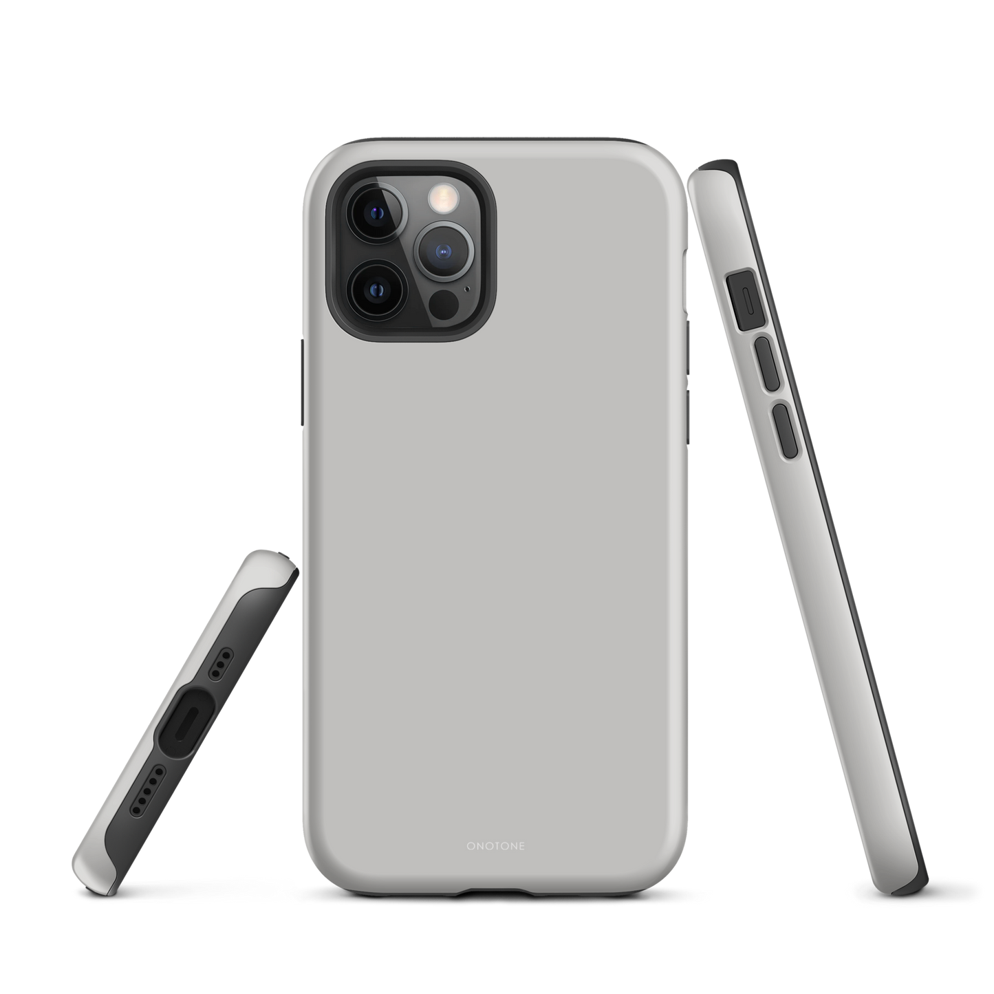 GRAY MINIMALIST IPHONE® CASE - PANTONE® COOL GRAY 2