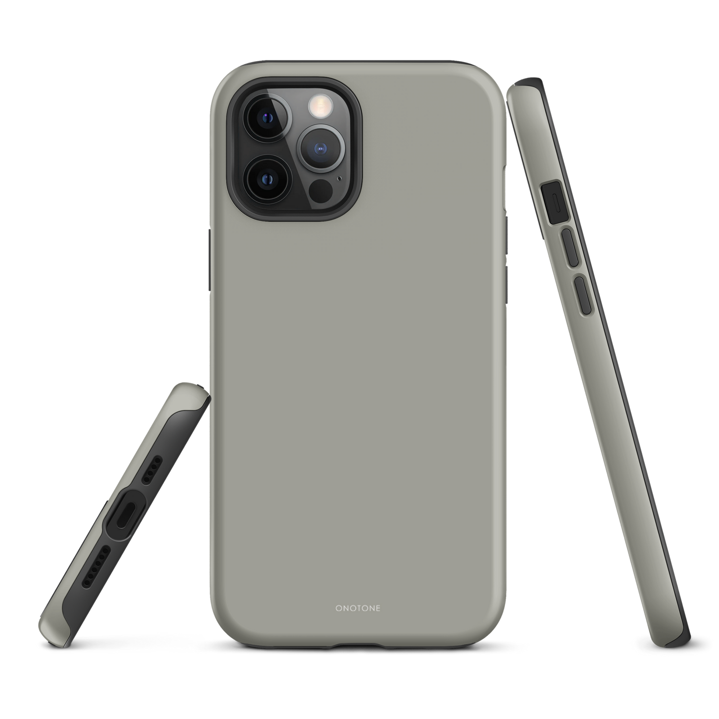 GRAY MINIMALIST IPHONE® CASE - PANTONE® 414