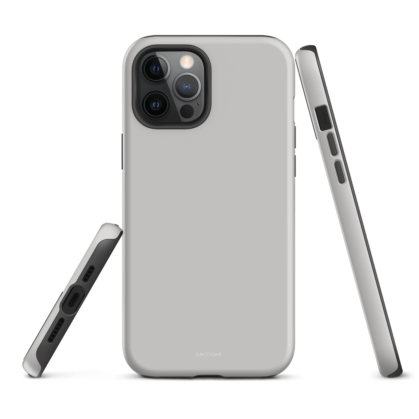 GRAY MINIMALIST IPHONE® CASE - PANTONE® COOL GRAY 2